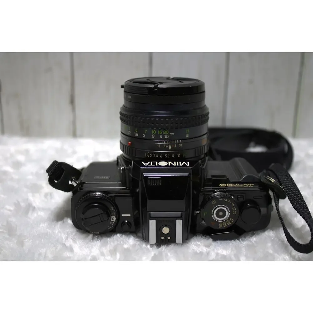 Minolta X-700 35mm SLR Film Camera with MD Rokkor-X 50mm f/1.4 Lens – Tested